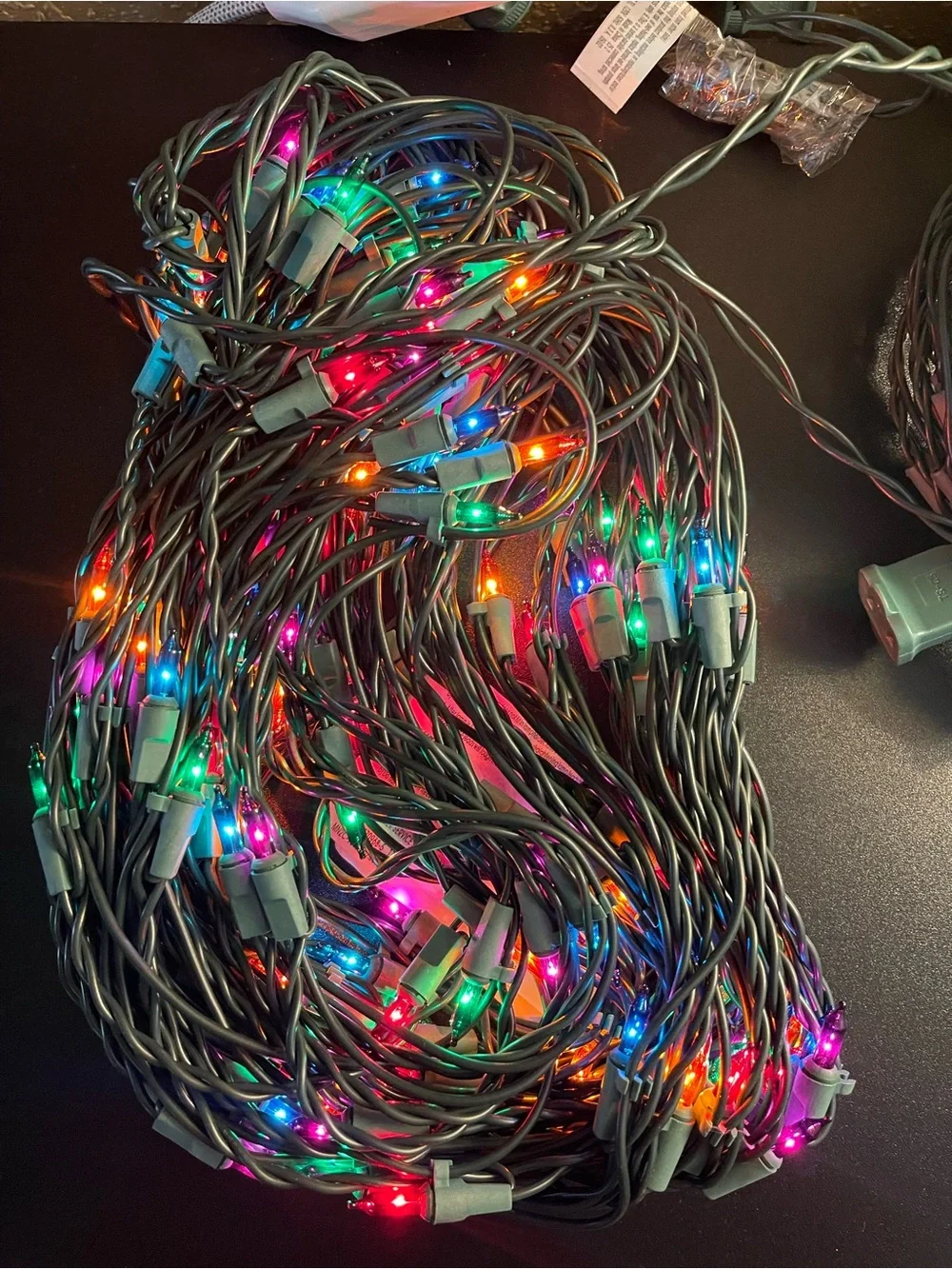 Multi-Color Mini Net Lights - 4x6 ft - Indoor/Outdoor Holiday Lighting